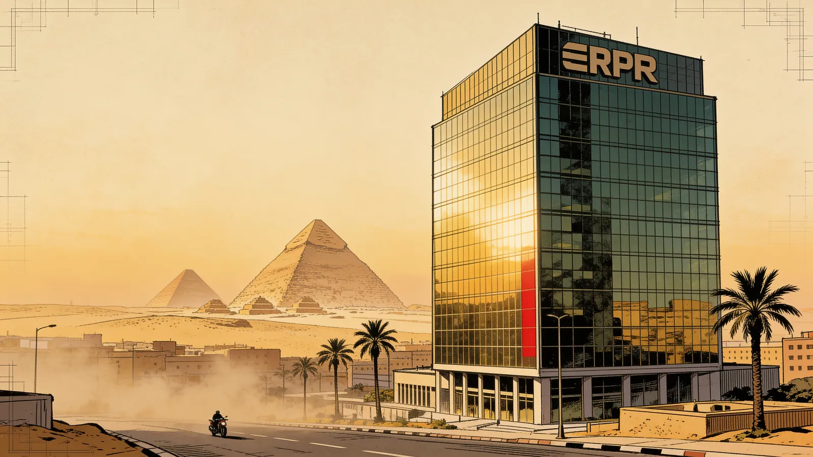 Cairo — the skyline.