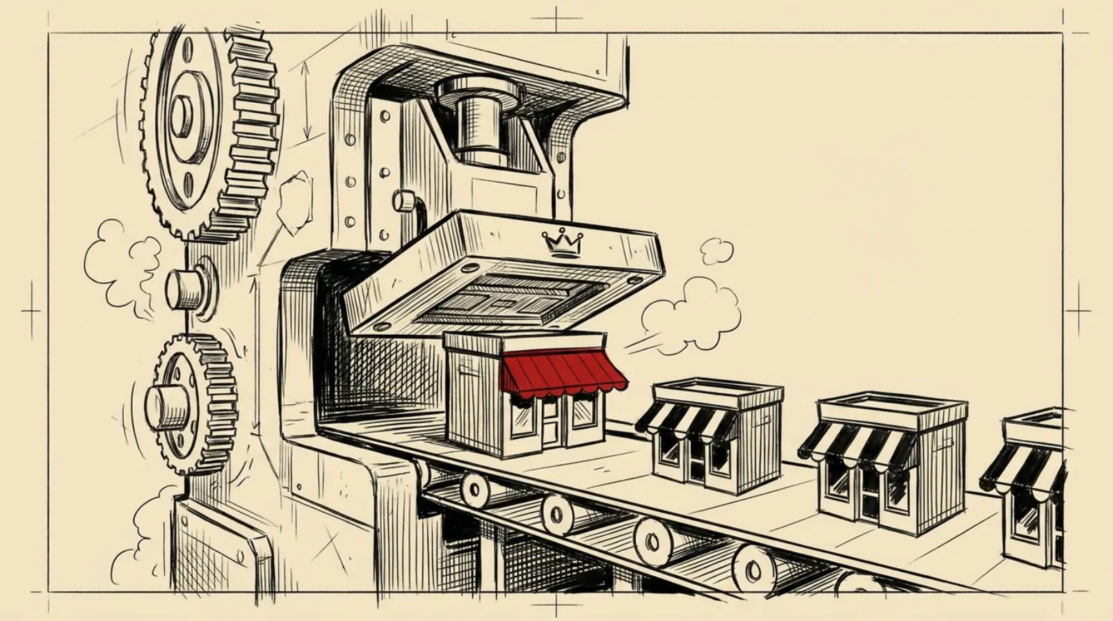ECOMMERCE FACTORY key art