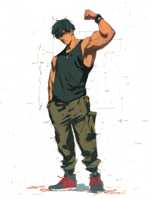 Sheb3o flexing