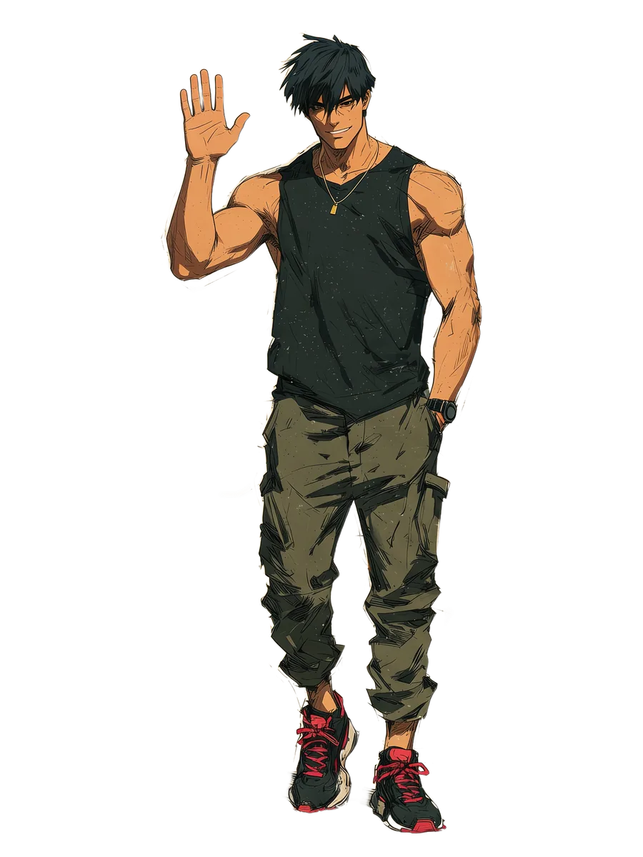 Sheb3o waving — see you next chapter
